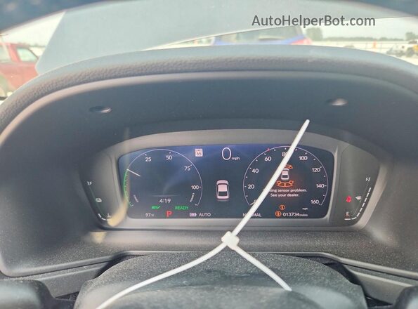 1HGCY2F61RA059726 2024 HONDA ACCORD Gray Vista del cuadro de instrumentos