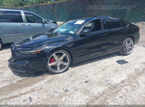 1HGCY2F61SA054628 2025 HONDA ACCORD Black Front left