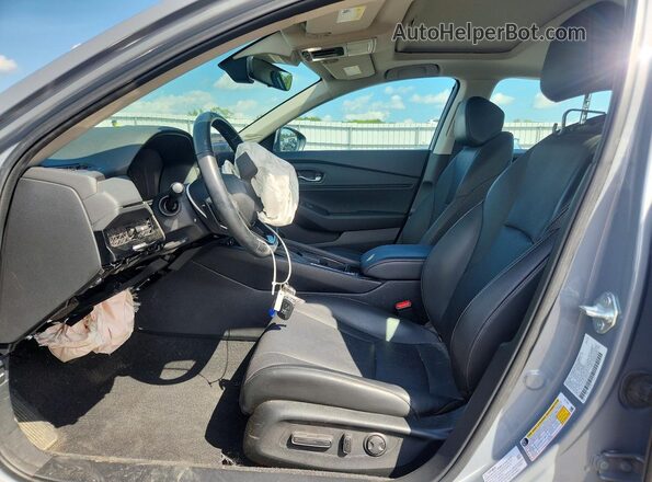 1HGCY2F62PA007647 2023 HONDA ACCORD Gray Widok wnętrza z przodu