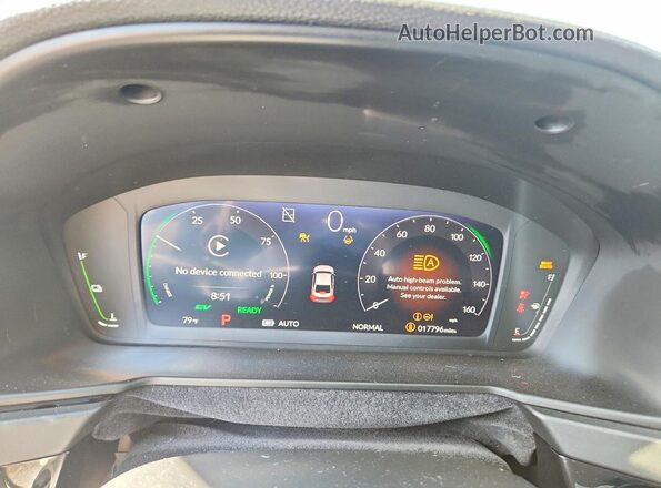 1HGCY2F62SA009410 2025 HONDA ACCORD Blue Widok zestawu wskaźników