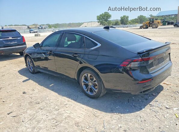 1HGCY2F66PA056589 2023 HONDA ACCORD Black Trasero izquierdo