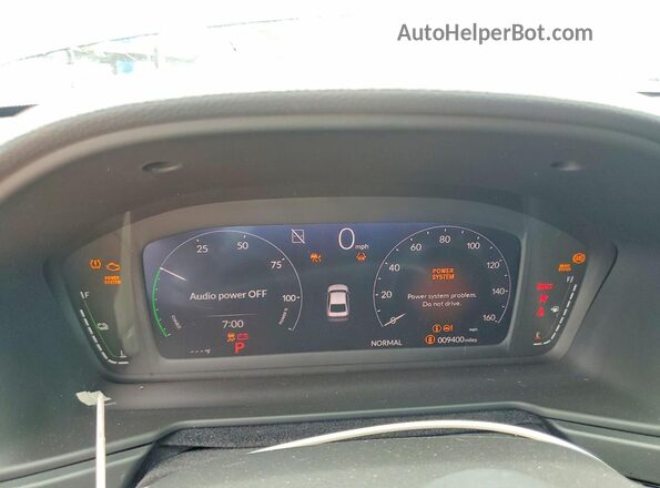 1HGCY2F66SA016554 2025 HONDA ACCORD Синий Вид щитка приборов