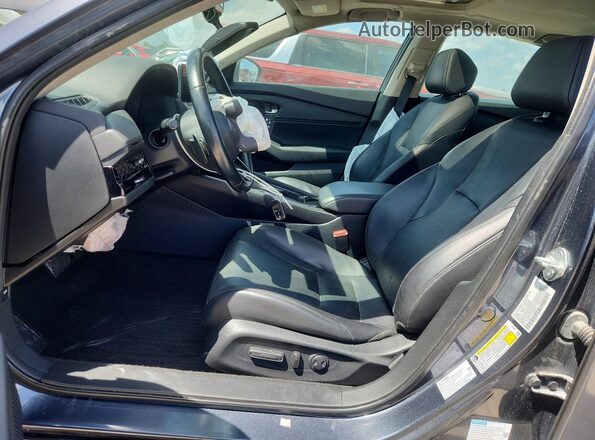 1HGCY2F67PA006378 2023 HONDA ACCORD Gray Вид салону спереду