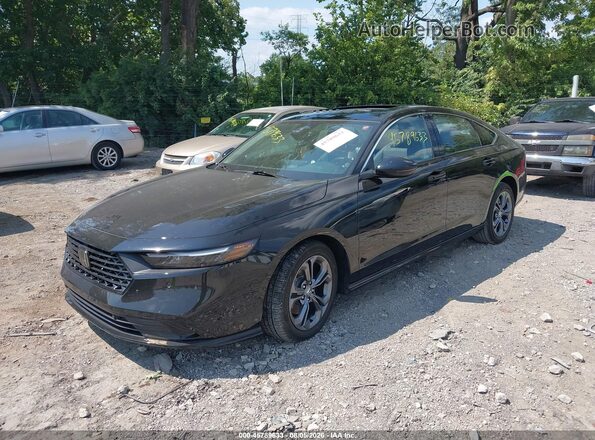 1HGCY2F67RA024592 2024 HONDA ACCORD Black Front left