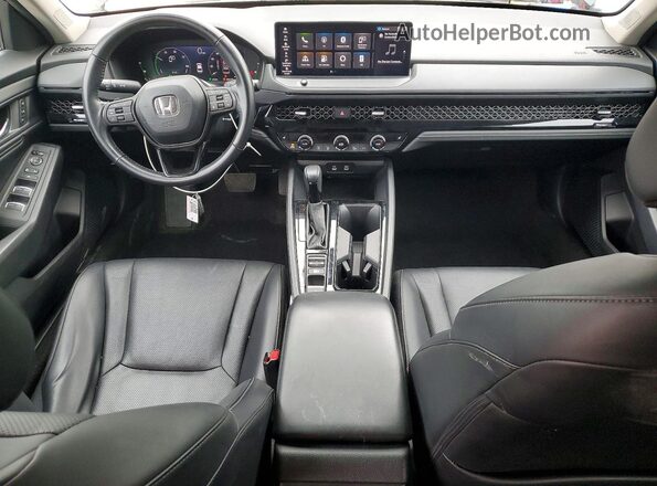 1HGCY2F68RA046374 2024 HONDA ACCORD Black Dashboard view