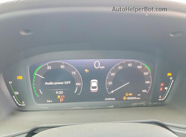 1HGCY2F68SA061544 2025 HONDA ACCORD Gray Instrument cluster view