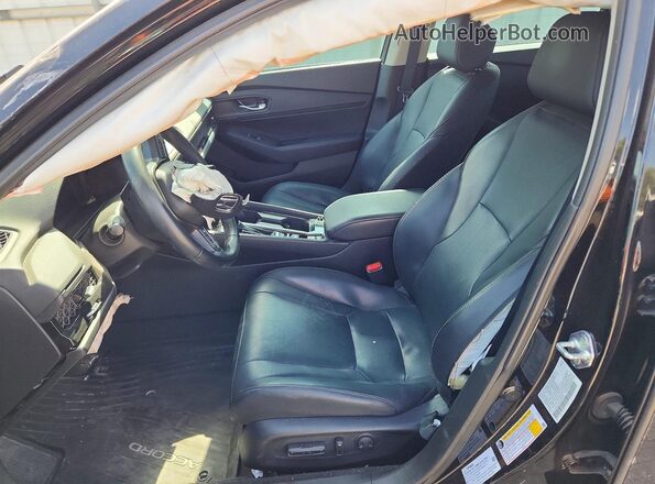 1HGCY2F69PA066226 2023 HONDA ACCORD Black Front interior view