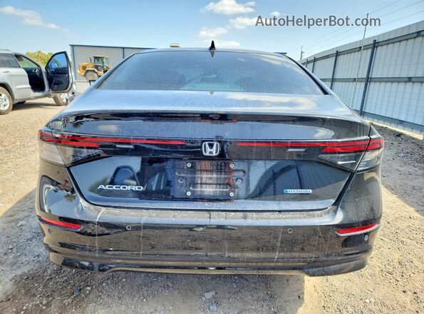 1HGCY2F69PA066226 2023 HONDA ACCORD Black Rear view