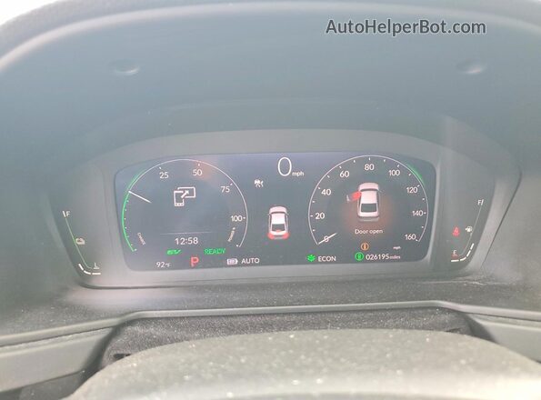1HGCY2F69RA022195 2024 HONDA ACCORD Silver Instrument cluster view