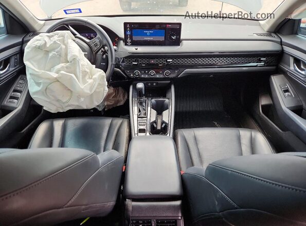 1HGCY2F69RA059568 2024 HONDA ACCORD Gray Dashboard view