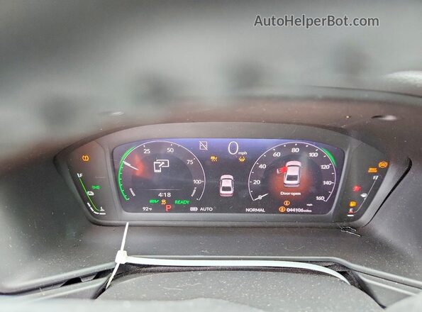 1HGCY2F69RA059568 2024 HONDA ACCORD Gray Instrument cluster view