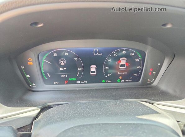 1HGCY2F69SA054926 2025 HONDA ACCORD White Սարքավորումների վահանակի տեսք