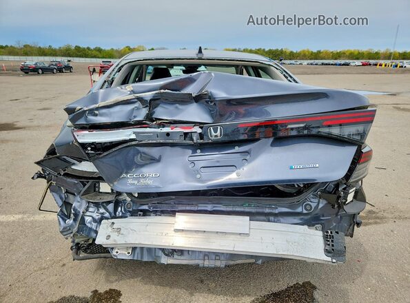 1HGCY2F6XPA001014 2023 HONDA ACCORD Gray Հետևի տեսք