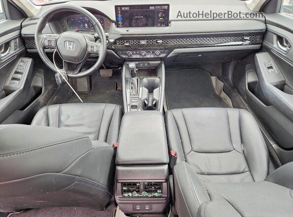 1HGCY2F6XPA001014 2023 HONDA ACCORD Gray Առջևի վահանակի տեսք