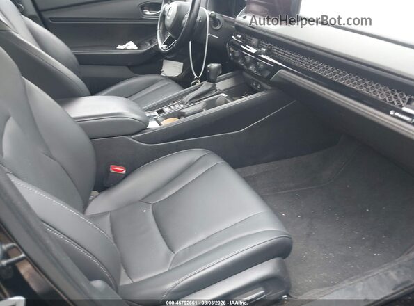 1HGCY2F6XPA040444 2023 HONDA ACCORD Black Front interior view