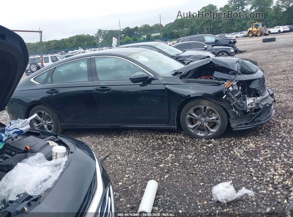 1HGCY2F6XPA040444 2023 HONDA ACCORD Black Rear interior view