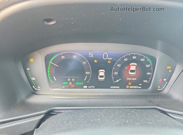 1HGCY2F6XSA063022 2025 HONDA ACCORD Black Vista del cuadro de instrumentos