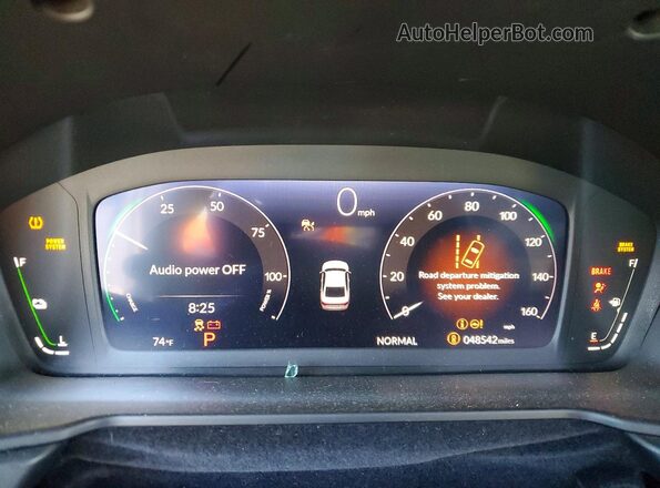 1HGCY2F71PA046464 2023 HONDA ACCORD Серый Вид щитка приборов