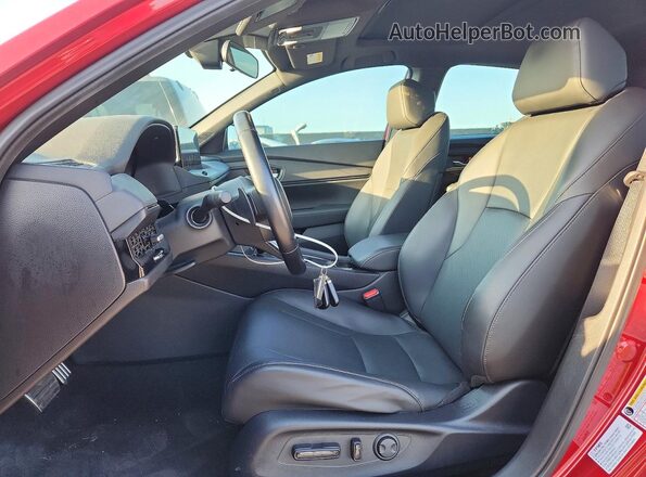 1HGCY2F71SA021377 2025 HONDA ACCORD Red Widok wnętrza z przodu