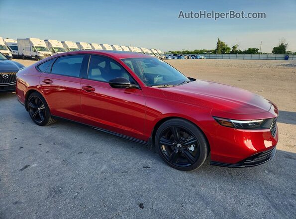 1HGCY2F71SA021377 2025 HONDA ACCORD Red Przód prawy