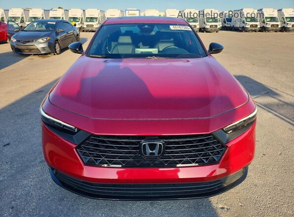 1HGCY2F71SA021377 2025 HONDA ACCORD Red Widok z przodu