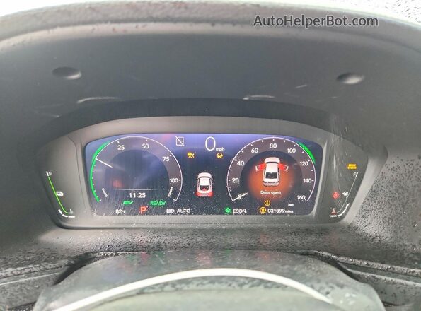 1HGCY2F72RA033791 2024 HONDA ACCORD Black Widok zestawu wskaźników