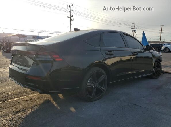 1HGCY2F73PA067946 2023 HONDA ACCORD Black Задня права чверть