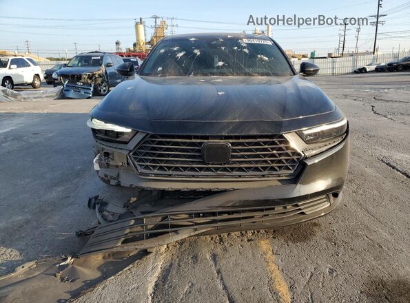 1HGCY2F73PA067946 2023 HONDA ACCORD Black Вид спереду