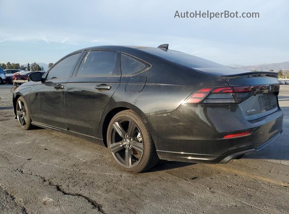 1HGCY2F73PA067946 2023 HONDA ACCORD Black Задня ліва чверть
