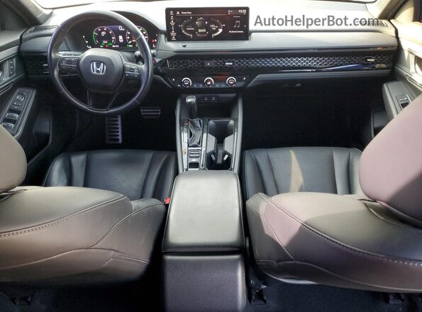 1HGCY2F73PA067946 2023 HONDA ACCORD Black Вид панелі приладів