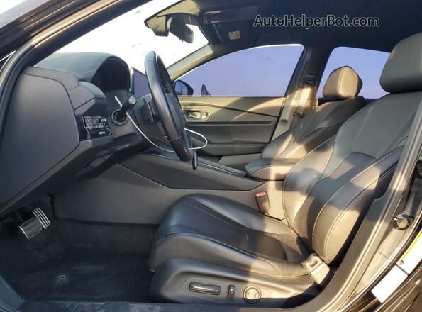1HGCY2F73PA067946 2023 HONDA ACCORD Black Вид салону спереду
