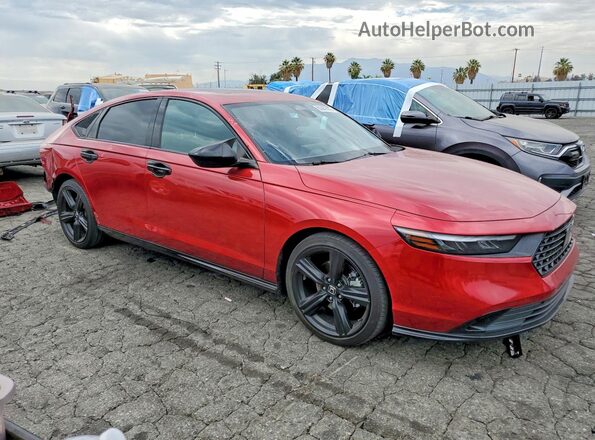1HGCY2F73PA070183 2023 HONDA ACCORD Red Передня права чверть