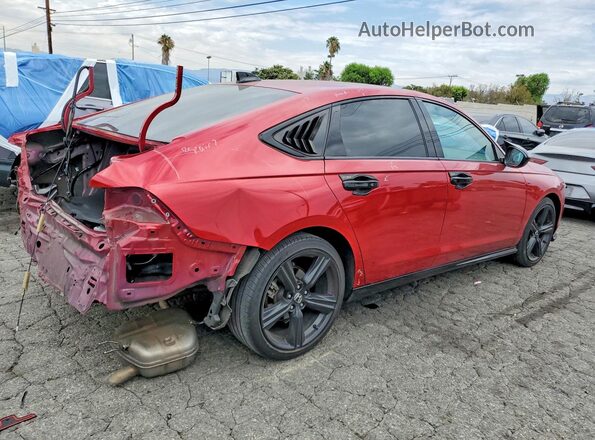 1HGCY2F73PA070183 2023 HONDA ACCORD Red Задня права чверть