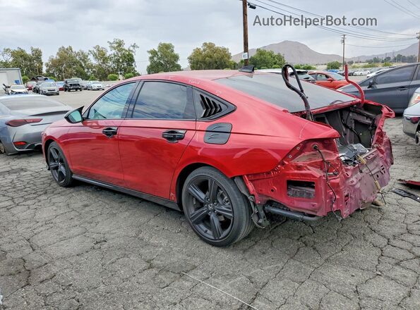 1HGCY2F73PA070183 2023 HONDA ACCORD Red Задня ліва чверть
