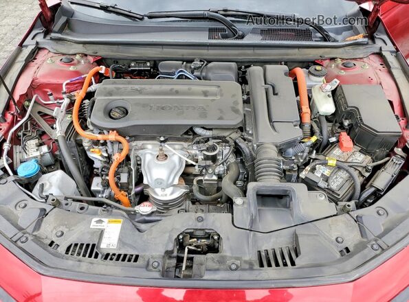 1HGCY2F73PA070183 2023 HONDA ACCORD Red Вид задньої частини салону