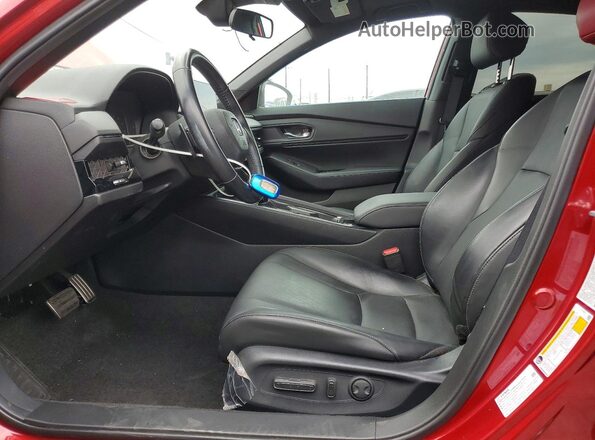 1HGCY2F73PA070183 2023 HONDA ACCORD Red Вид салону спереду