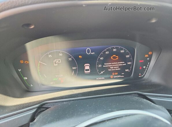 1HGCY2F73RA069036 2024 HONDA ACCORD Silver Вид щитка приладів