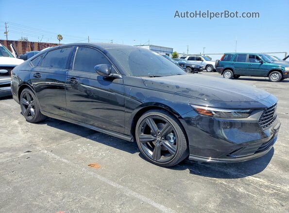 1HGCY2F73SA024734 2025 HONDA ACCORD Black Przód prawy