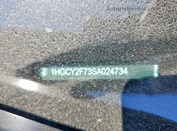 1HGCY2F73SA024734 2025 HONDA ACCORD Black Widok komory silnika