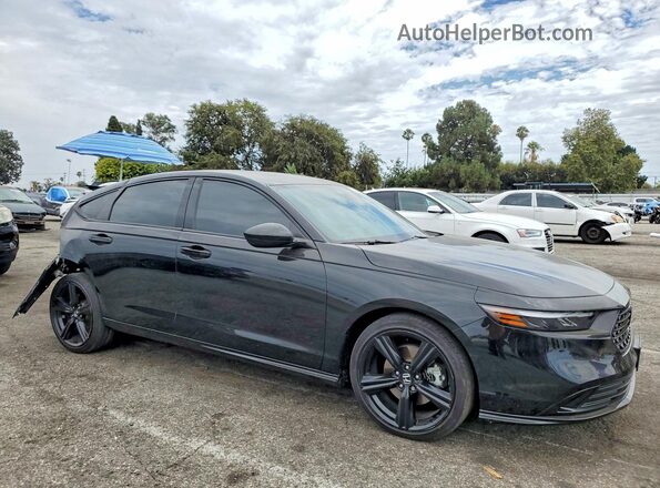 1HGCY2F73SA044806 2025 HONDA ACCORD Black წინა მარჯვენა