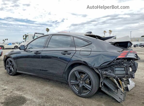 1HGCY2F73SA044806 2025 HONDA ACCORD Black უკანა მარცხენა