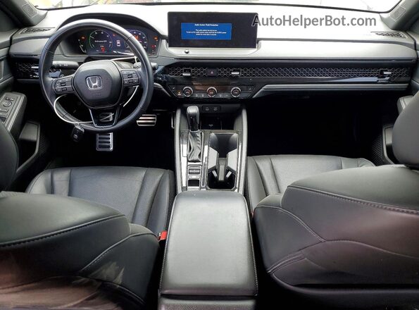 1HGCY2F73SA044806 2025 HONDA ACCORD Black წინა პანელის ხედი