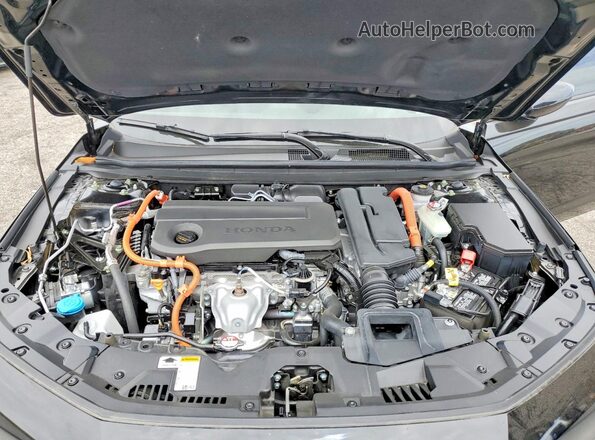 1HGCY2F73SA044806 2025 HONDA ACCORD Black უკანა სალონის ხედი