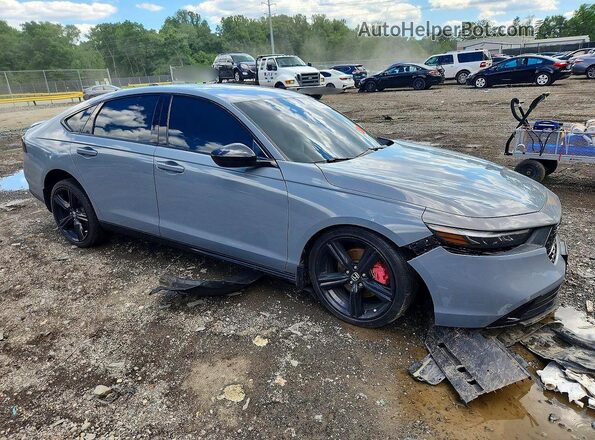 1HGCY2F74PA010459 2023 HONDA ACCORD Gray Delantero derecho