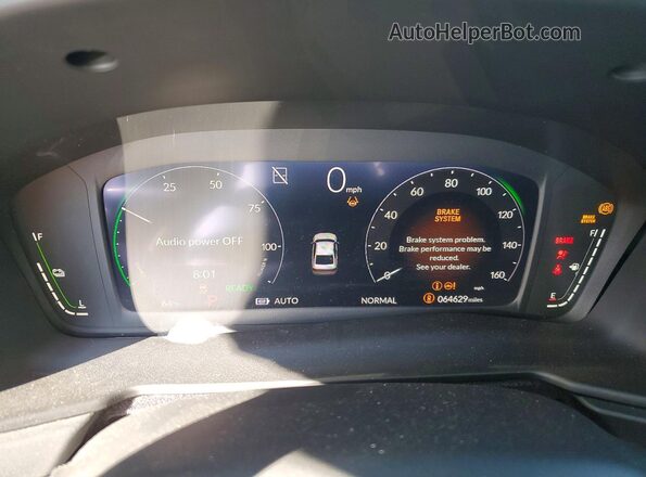 1HGCY2F74PA010459 2023 HONDA ACCORD Gray Vista del cuadro de instrumentos