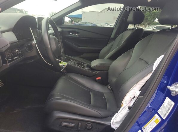 1HGCY2F74RA038099 2024 HONDA ACCORD Синий Вид салона спереди