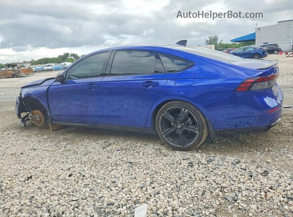 1HGCY2F74RA038099 2024 HONDA ACCORD Синий Задняя левая четверть