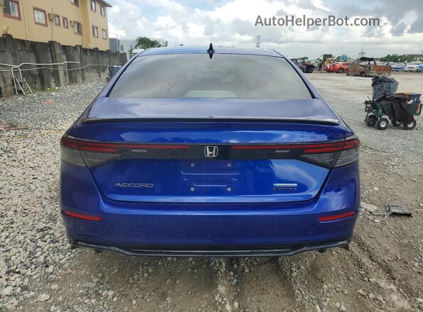 1HGCY2F74RA038099 2024 HONDA ACCORD Синий Вид сзади