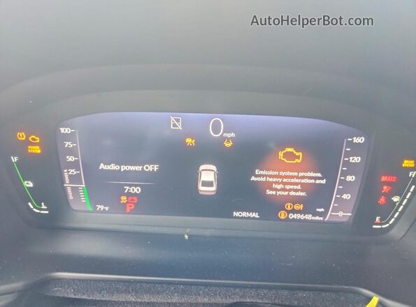 1HGCY2F74RA044792 2024 HONDA ACCORD Black Widok zestawu wskaźników