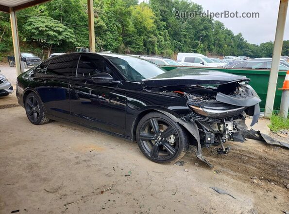 1HGCY2F74RA044792 2024 HONDA ACCORD Black Przód prawy